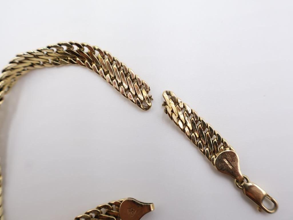 14k Gold Scrap Chain Bracelet 5.61 grams - 4