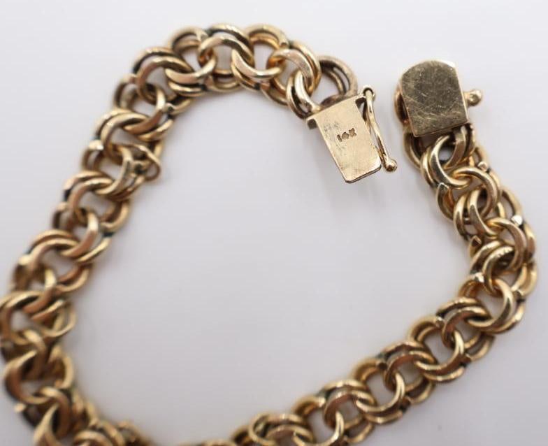 Eight Inch, 26.47 g 14k Gold Bracelet - 2