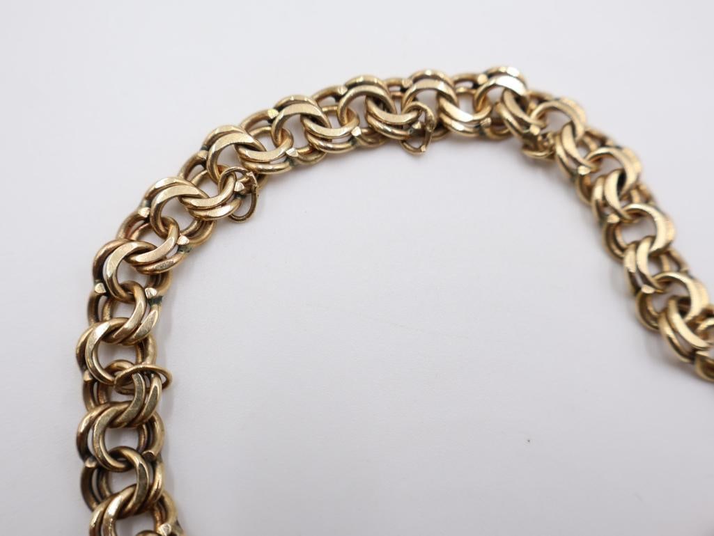 Eight Inch, 26.47 g 14k Gold Bracelet - 4