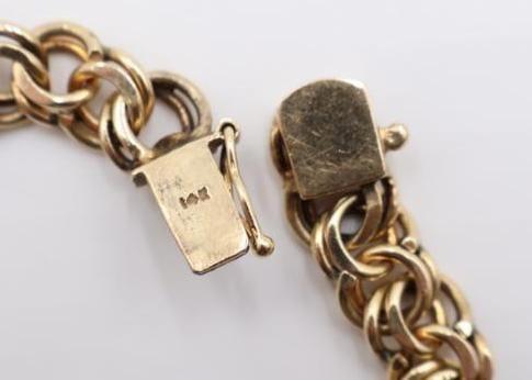 Eight Inch, 26.47 g 14k Gold Bracelet - 5