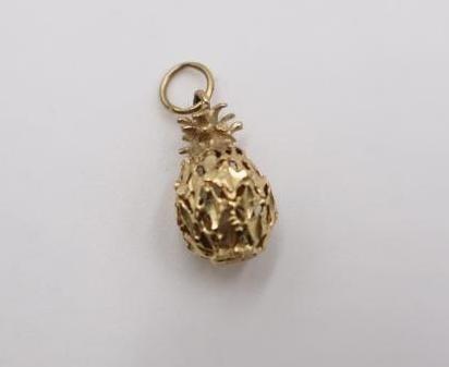 Collection of various gold jewelry charms - 3