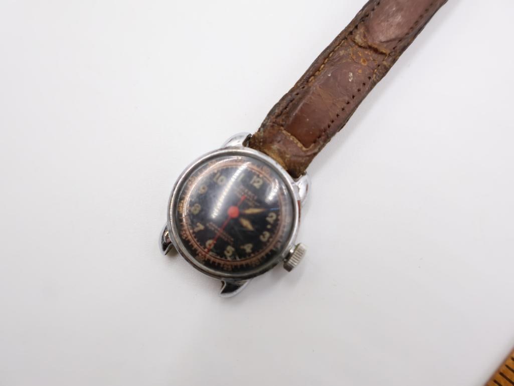 Lot of vintage Seiko, Timex, Hyde Park, and HMT men's wristwatches for parts or repair. - 12