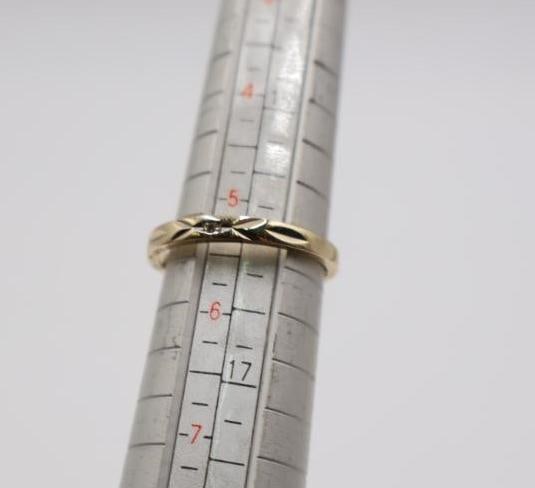 Set of 14k gold wedding rings - 12