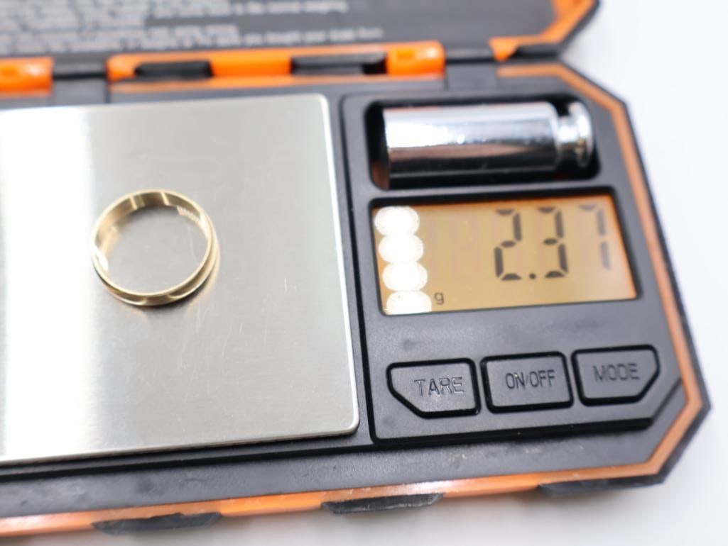 Set of 14k gold wedding rings - 4