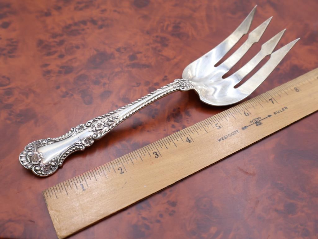 J. Goldstein Sterling Silver Serving Fork - 2