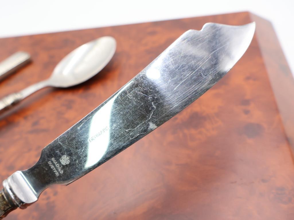 Three pieces of Vintage GOHR STERLING DENMARK Serving ware - 10