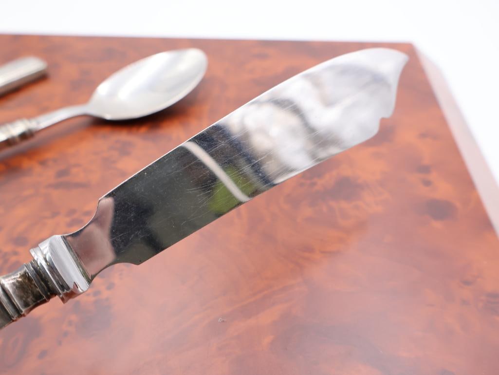 Three pieces of Vintage GOHR STERLING DENMARK Serving ware - 11