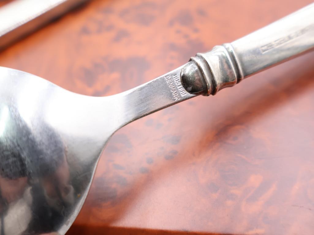 Three pieces of Vintage GOHR STERLING DENMARK Serving ware - 5