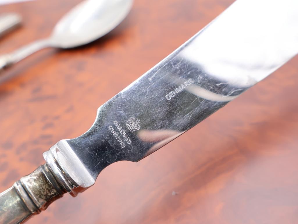 Three pieces of Vintage GOHR STERLING DENMARK Serving ware - 7