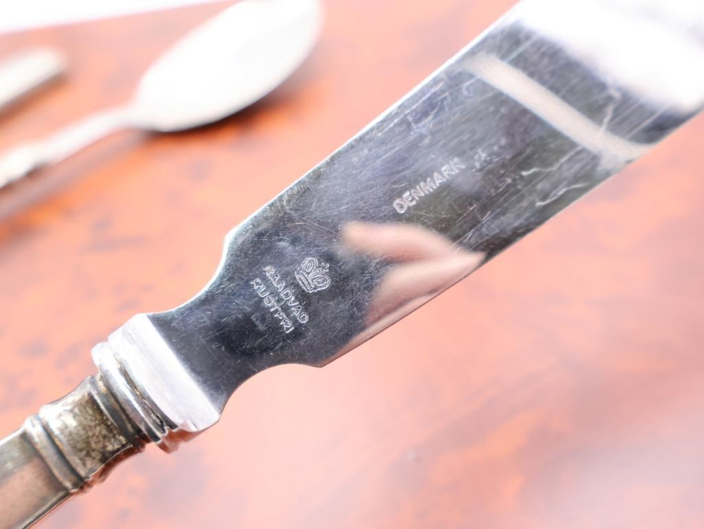 Three pieces of Vintage GOHR STERLING DENMARK Serving ware - 8