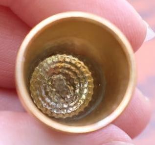 Collection of Vintage and Sterling Thimbles - 10