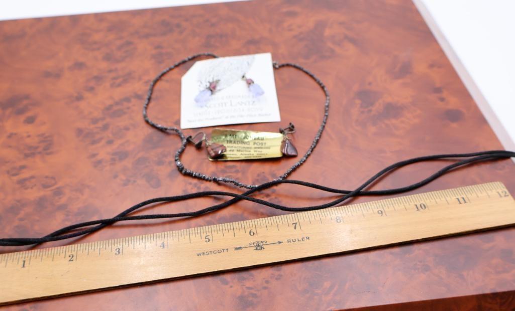 Collection of handmade amethyst jewelry and Tiger Eye - 4