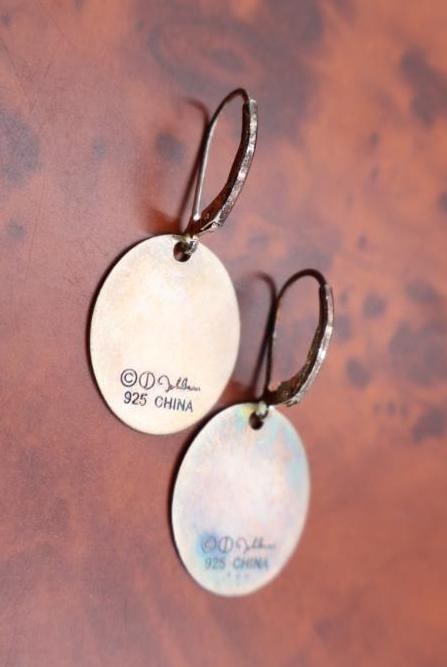 John Lennon Collection sterling silver drop earrings - 6