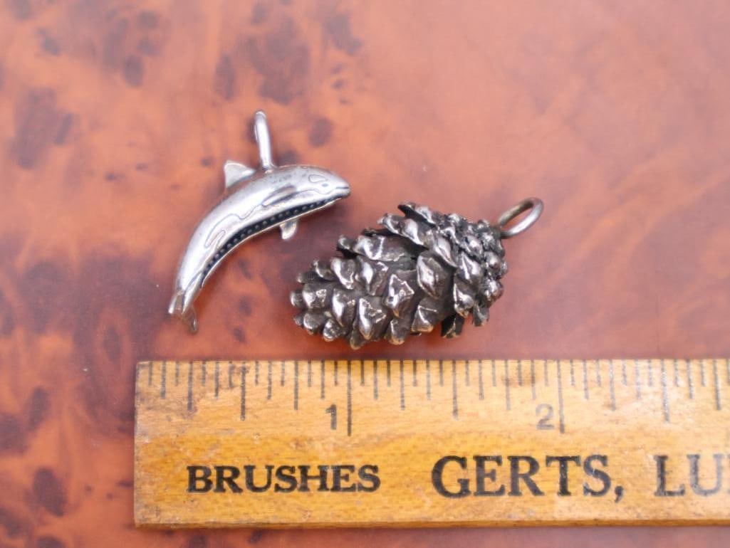 Sterling silver charms - 2