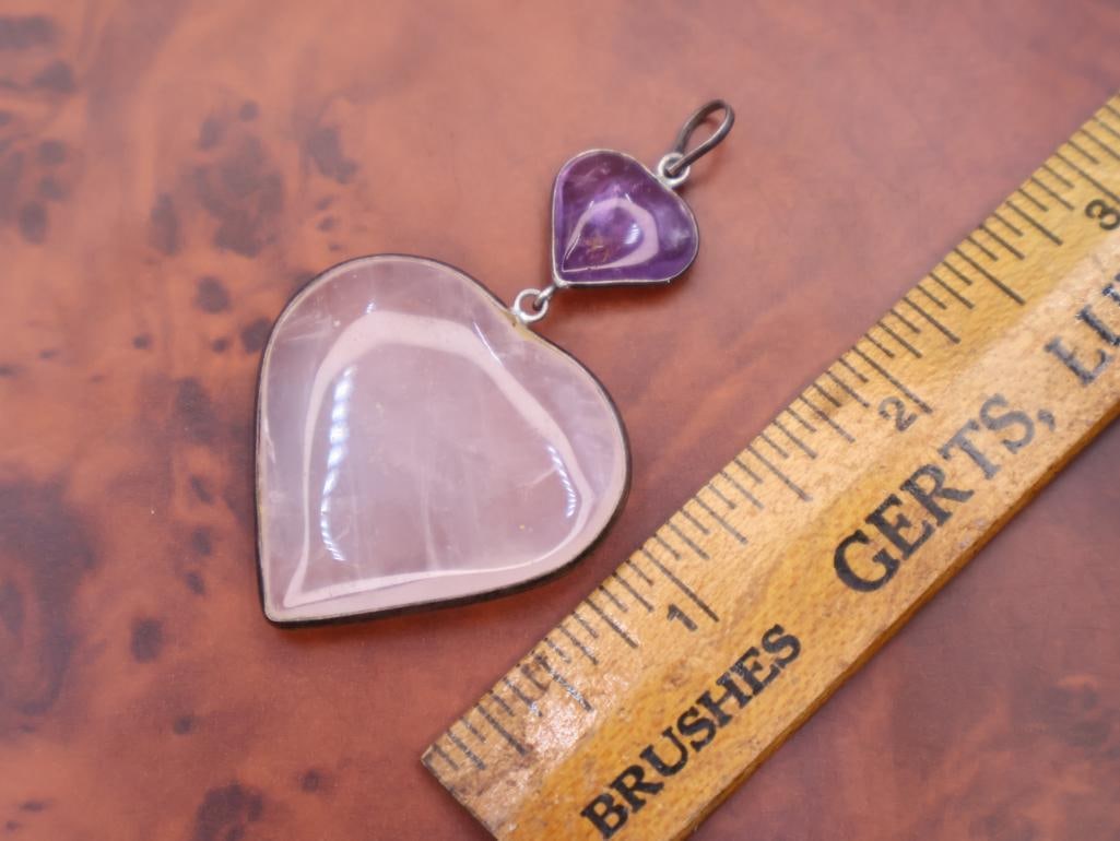 Two gemstone pendants - 3