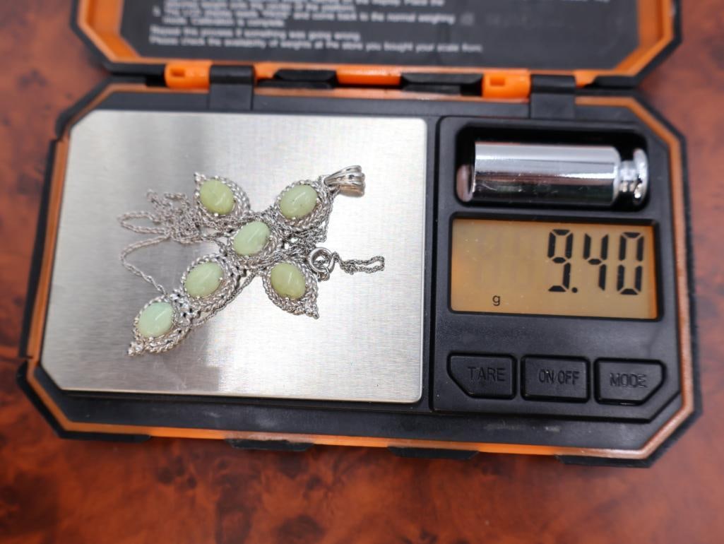 Southwestern design sterling silver cross necklaces - 9