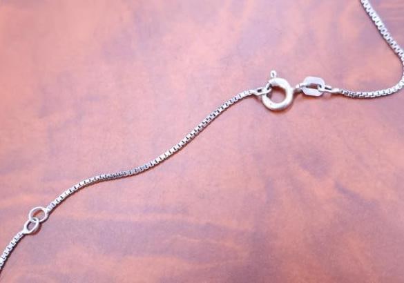 Sterling silver chunky washer necklace - 4