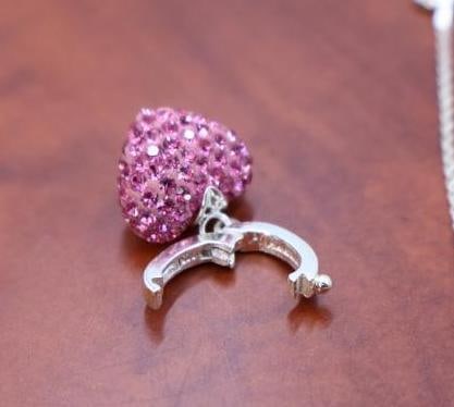 Two heart Sterling Silver pendant necklaces - 4