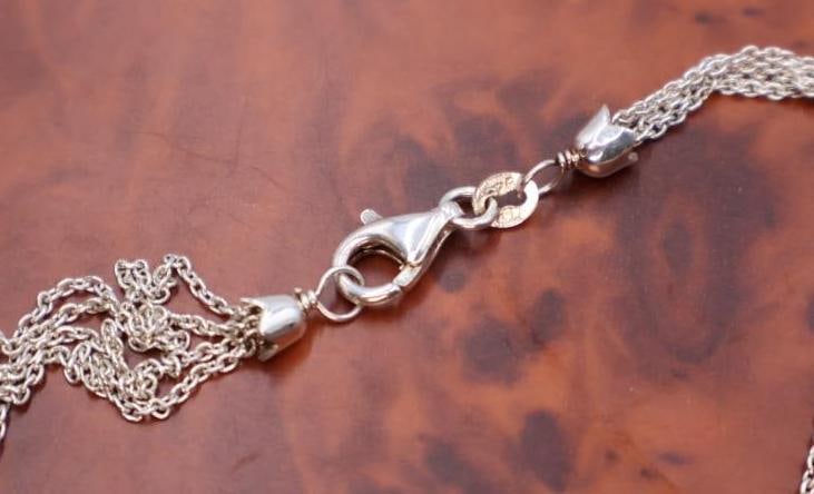 Collection of silver chokers, including Silver Stiff Choker - 5