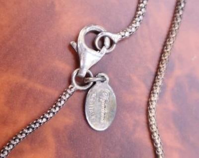 Sterling Silver lariat-style necklace and one featuring a square pendant - 4