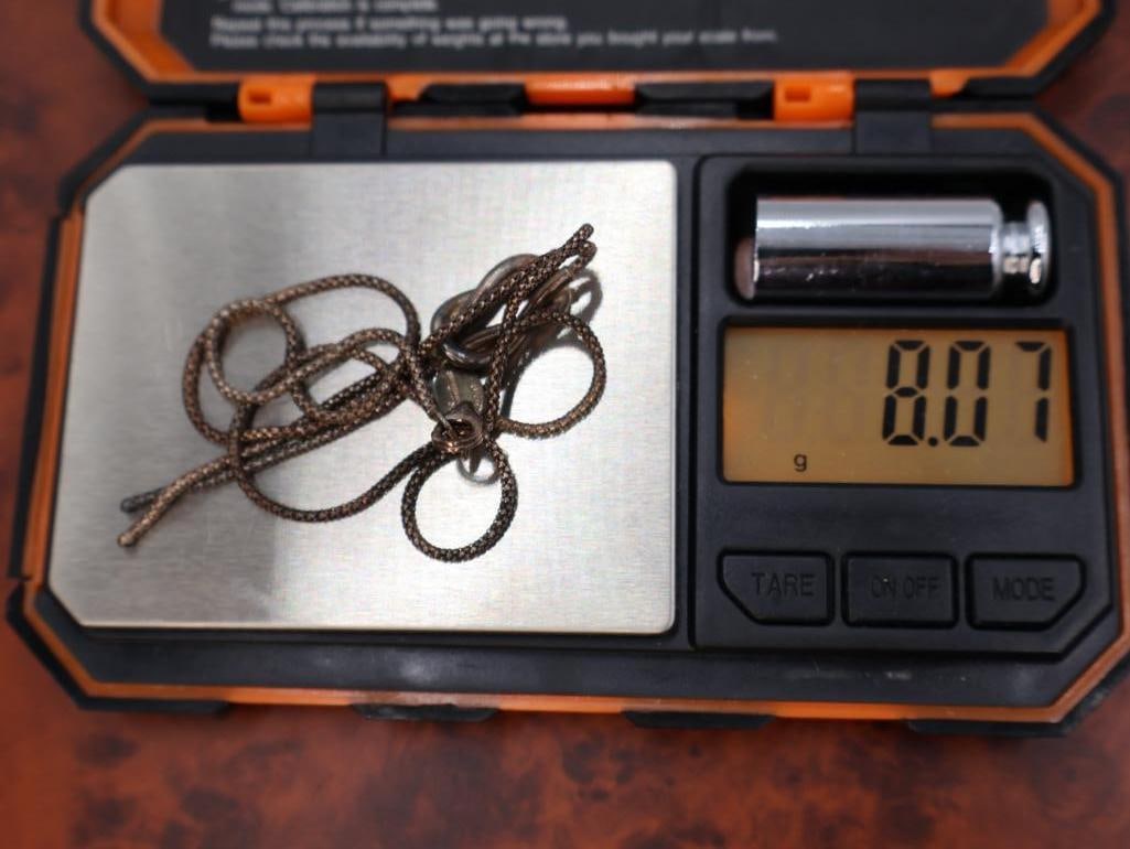 Sterling Silver lariat-style necklace and one featuring a square pendant - 5