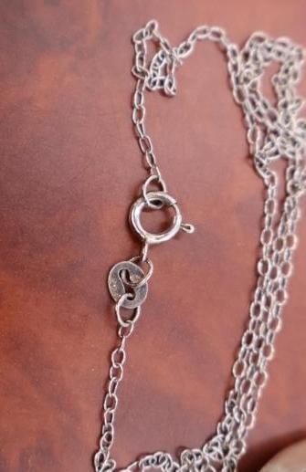 Two sterling silver amethyst pendant necklaces - 6