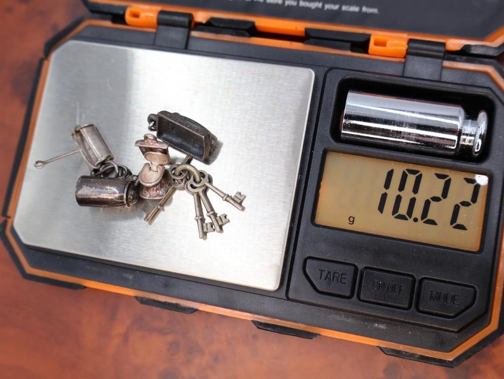 Collection of vintage sterling silver charms - 4