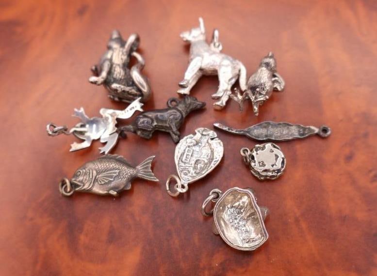 Vintage sterling silver animal charms - 3