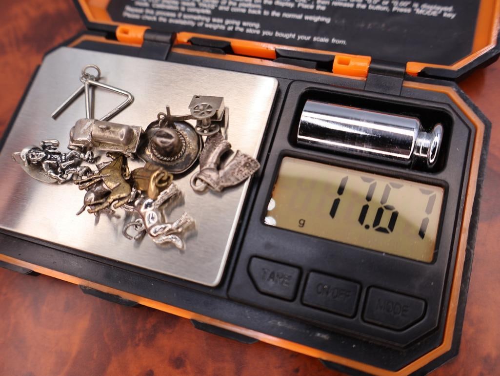 Collection of vintage sterling silver charms - 4