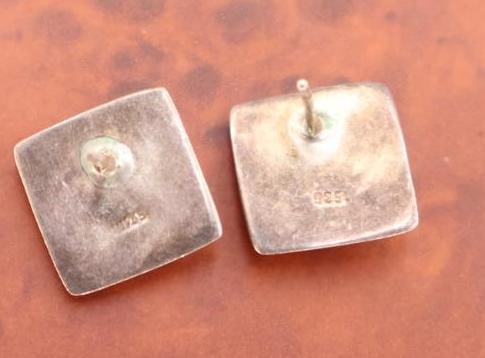 Vintage Large Sterling Silver Hoor and More Earrings - 6