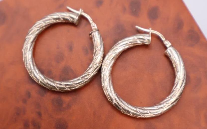 Sterling Silver Earrings including Pearls - 4