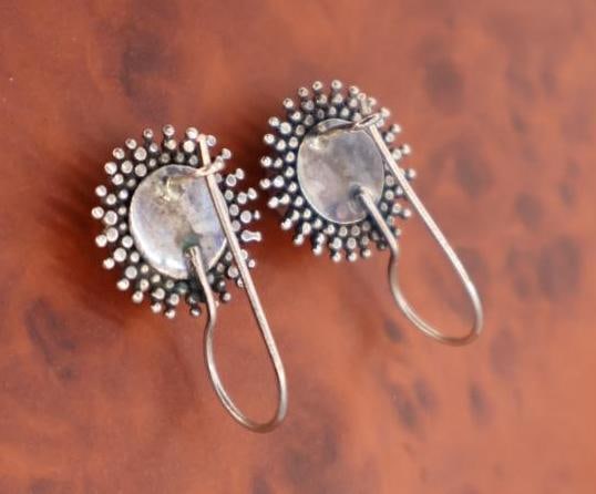 Three pairs of sterling silver earrings - 11