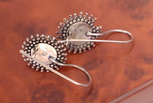 Three pairs of sterling silver earrings - 5