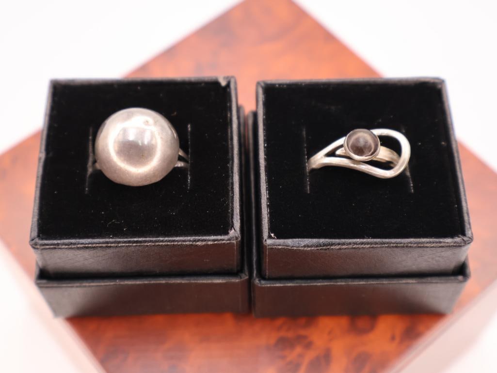 Vintage sterling silver rings - 2
