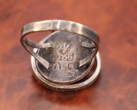 Vintage sterling silver rings - 4