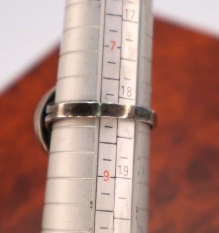 Vintage sterling silver rings - 5