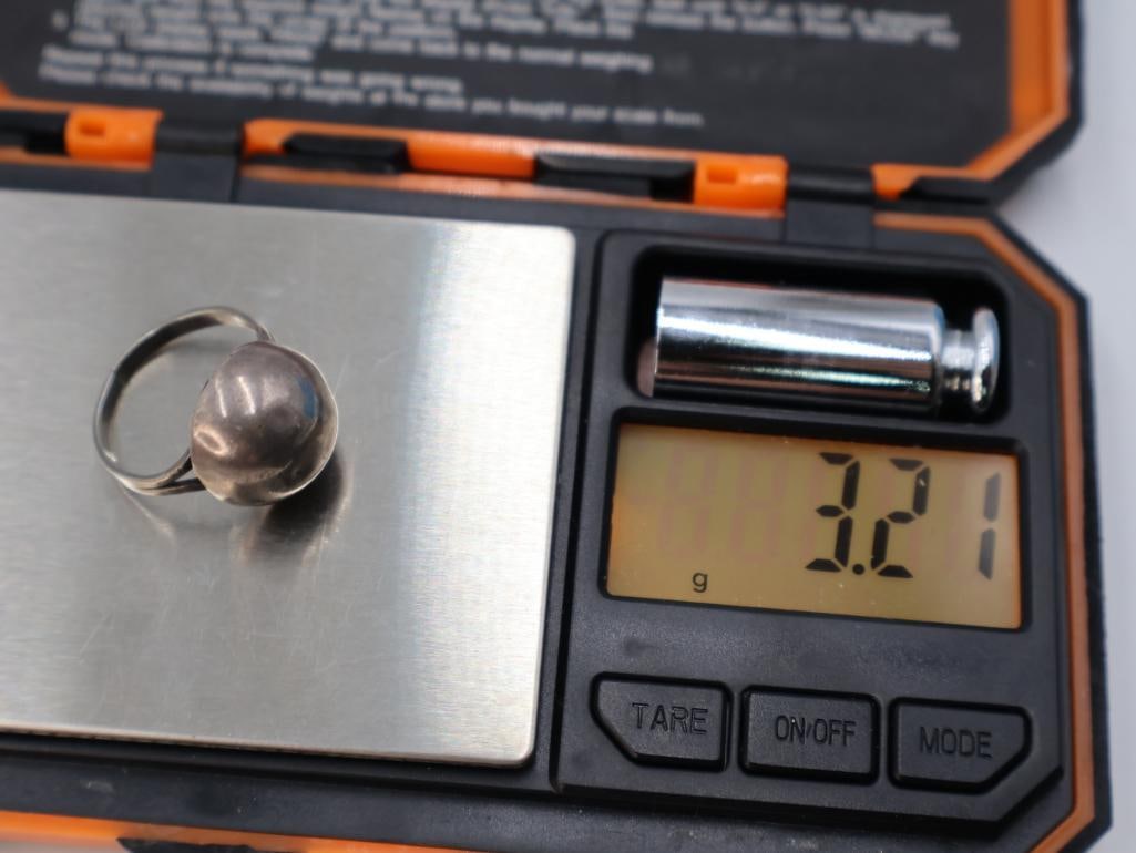 Vintage sterling silver rings - 6