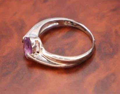 These are sterling silver rings with semi-precious stones - 4