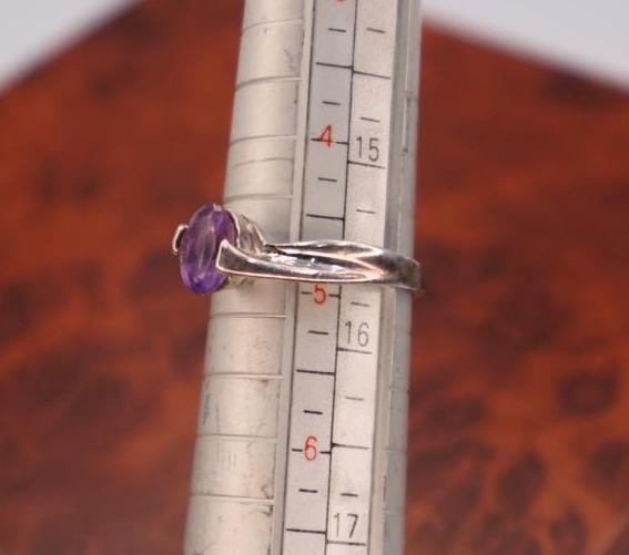 These are sterling silver rings with semi-precious stones - 5