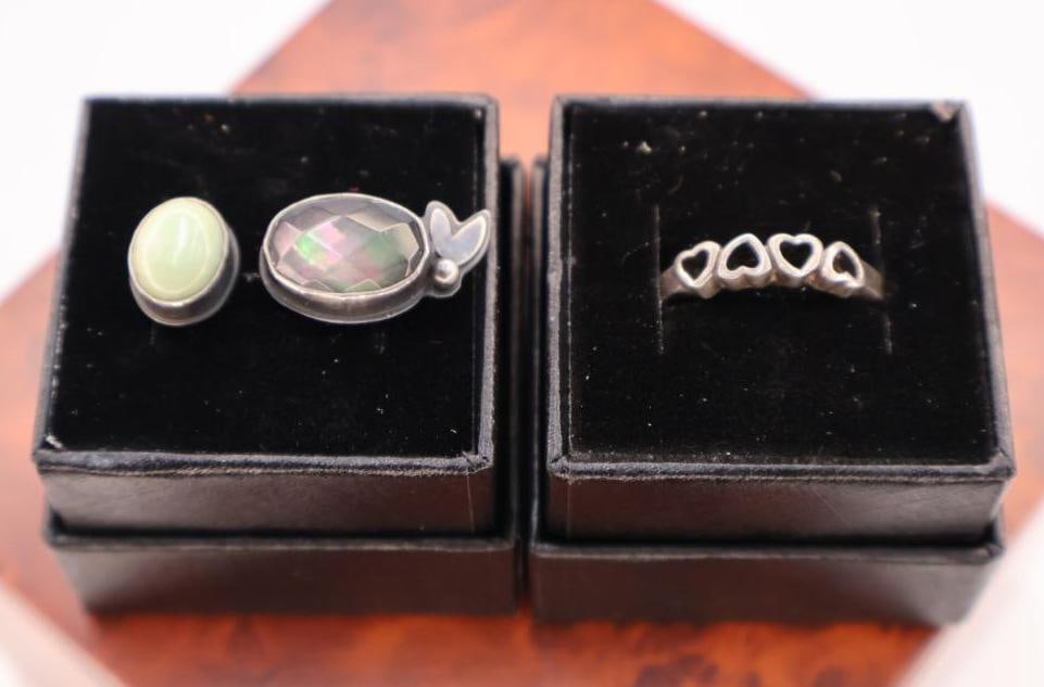 Two silver rings - 2