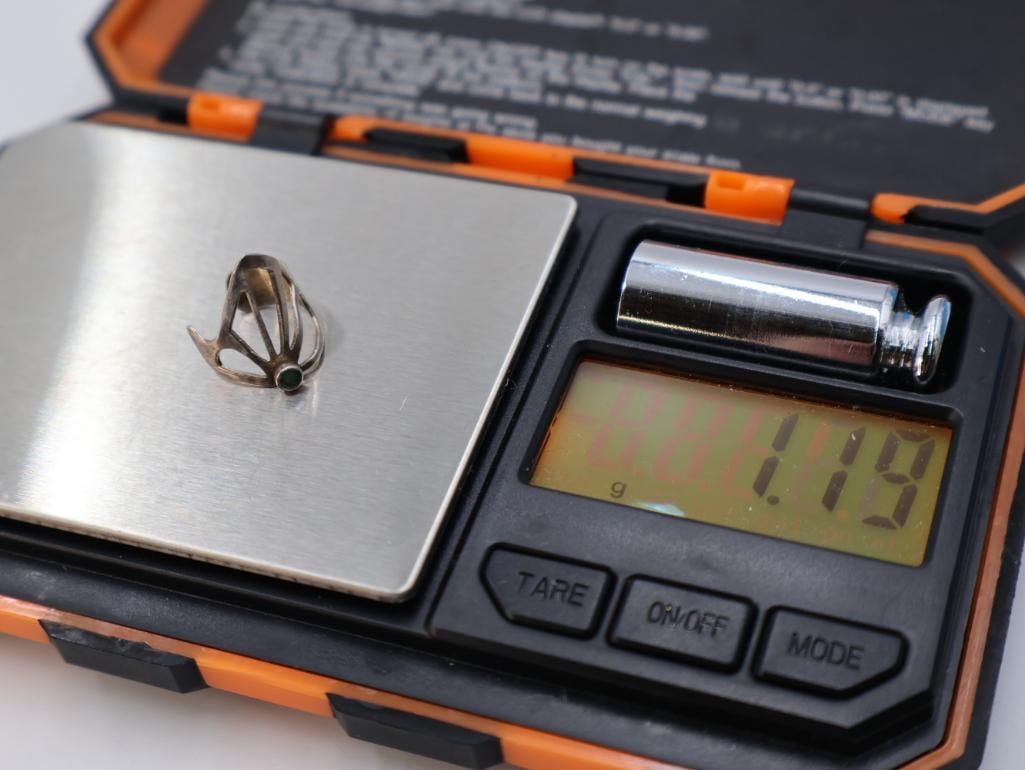 Three silver ear cuffs - 5