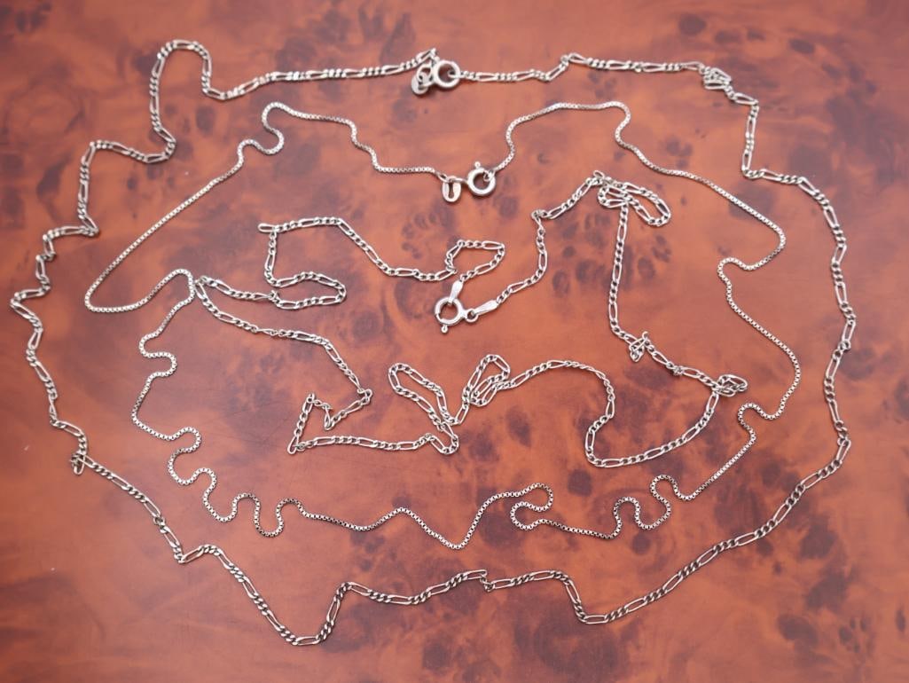 Collection of silver chains (1 of 9)