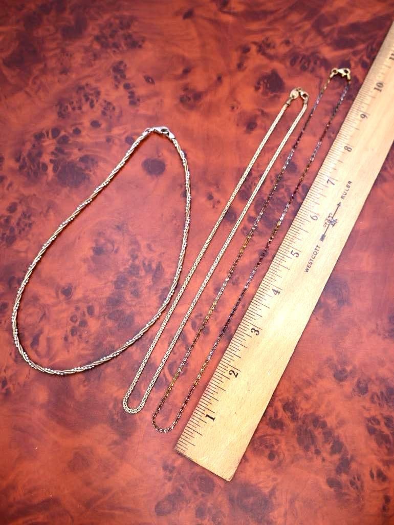 Gold Wash Sterling Chain and More - 2