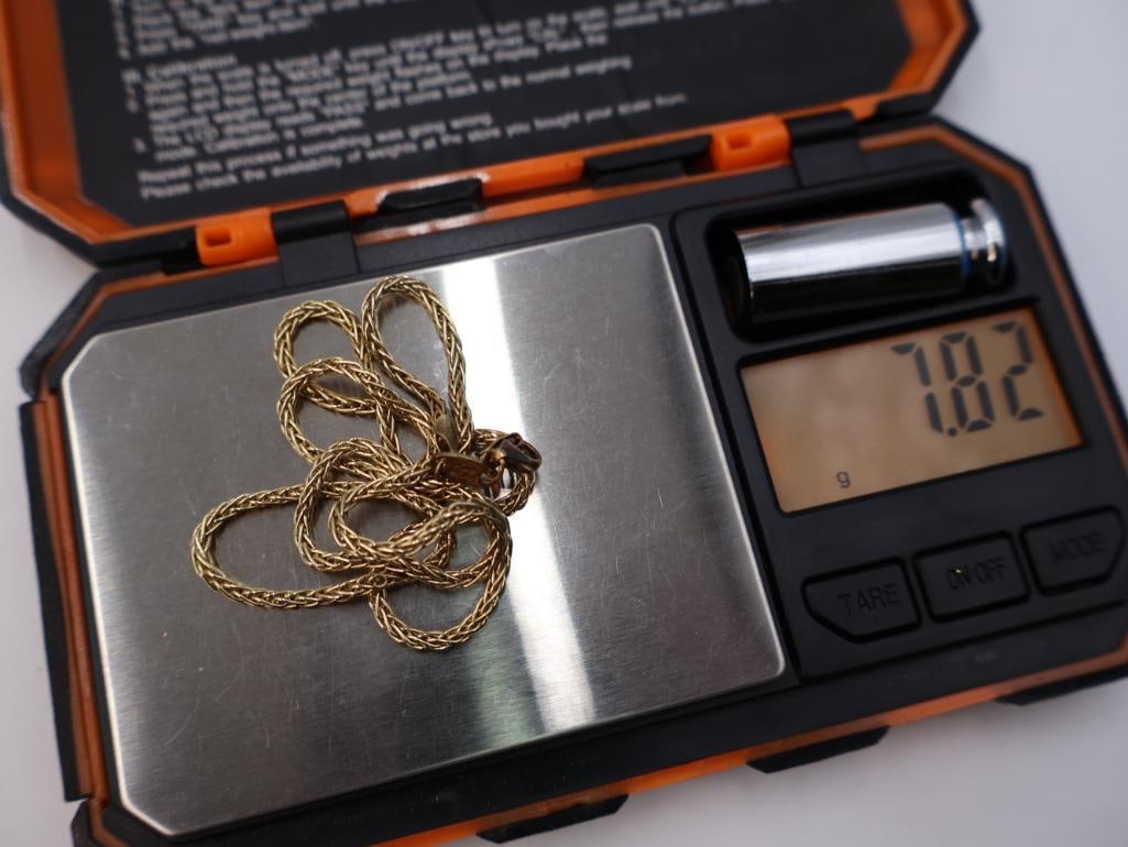 Gold Wash Sterling Chain and More - 9