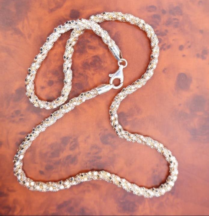 Collection of various silver-tone necklaces - 5