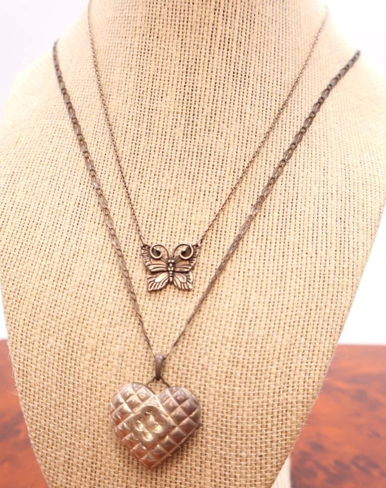 Two sterling necklaces (1 of 9)