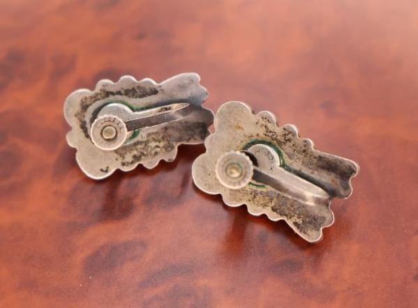 Collection of vintage sterling silver and gemstone earrings - 9