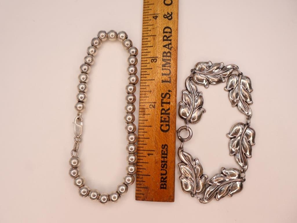 Two vintage sterling bracelets - 2