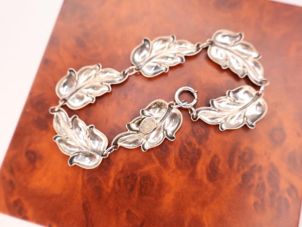 Two vintage sterling bracelets - 3