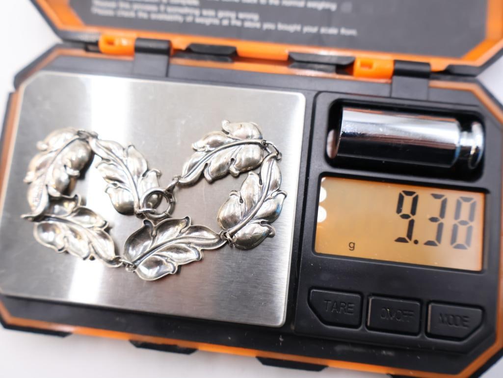 Two vintage sterling bracelets - 4